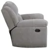 Coaster Fine Furniture 602553 Gilson - Chenille Upholstered Reclining Glider Recliner - Gray