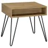 Coaster Fine Furniture 723368-S2 Fanning - 2 Piece Lift Top Coffee And End Table Set - Golden Oak