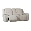 Liberty Furniture 7025PF-23P Clayton - Loveseat With Console P3 & ZG - Galactic Parchment