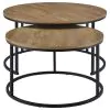 Coaster Fine Furniture 736030 Lainey - 2 Piece Round Nesting Coffee Table - Mango