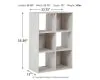 Ashley Furniture EA1811-3X2 Ashley Furniture EA1811-3X2 Paxberry - Six Cube Organizer - Whitewash