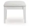 Ashley Furniture B822-01 Chalanna - Vanity Stool - White
