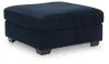 Ashley Furniture 2420508 SimpleJoy - Oversized Accent Ottoman - Navy
