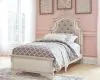Ashley Furniture B743B13 Ashley Furniture B743B13 Realyn - Twin Upholstered Panel Bed - Chipped White
