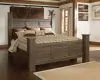 Ashley Furniture B251B10 Ashley Furniture B251B10 Juararo - King Poster Bed - Dark Brown