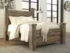 Ashley Furniture B446B40 Ashley Furniture B446B40 Trinell - Queen Poster Bed - Brown