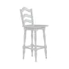 Liberty Furniture 244-B200330 Magnolia Manor - Ladderback Swivel Bar Stool - Antique White