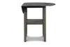 New Classic D1701-42S-GRY Gia - 3 Piece Dining Set (Counter Drop Leaf Table & 2 Chairs) - Gray