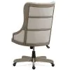 Riverside Furniture 32738 Wimberley - Upholstered Desk Chair - Pearl Silver