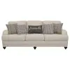 CoasterElevations 511094-S2 Glenn - 2 Piece Upholstered Sofa Set - Light Gray And Gray