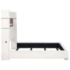Coaster Fine Furniture 306032Q Tisdall - Upholstered Queen Fireplace Bed - Cream