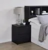 Coaster Fine Furniture 315852 Westpark - 2-Drawer Nightstand LED Lights And USB - Black