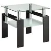 Coaster Fine Furniture 702288-S3 Dyer - 3 Piece Rectangular Coffee And End Table Set - Black