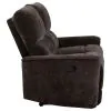 Coaster Fine Furniture 609572 Navarro - Chenille Upholstered Reclining Loveseat - Dark Brown