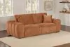 Coaster Fine Furniture 504951 Burnett - Chenille Upholstered Wide Arm Sofa - Burnt Orange