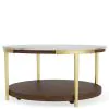 Riverside Furniture 28502 Emery - Round Cocktail Table - Smoked Cherry