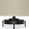 Ashley Furniture L430324 Tailynn - Glass Table Lamp  - Clear / Bronze Finish