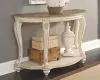 Ashley Furniture T743-4 Realyn - Sofa Table - White / Brown