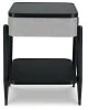 Ashley Furniture A4000550 Jorvalee - Accent Table with Speaker - Gray / Black