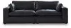 Ashley Furniture 30902S1 Ashley Furniture 30902S1 Emilia - 2-Piece Sectional Loveseat - Black