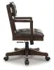 Ashley Furniture H556-01A Breckington - Home Office Desk Chair - Dark Brown