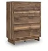 Ashley Furniture PCB3367-345 Chirason - Five Drawer Wide Chest - Brown