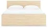 Ashley Furniture EB9632B23 Ashley Furniture EB9632B23 Onita - King Panel Platform Bed With 1 Side Storage - Natural