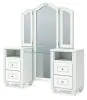 Ashley Furniture PCB1819B16 Kozlani - Vanity With Mirror - White