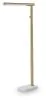 Ashley Furniture L206121 Santiford - Metal Floor Lamp - Gold Finish / White
