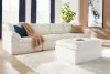 Ashley Furniture PC84304S1 Fannin - 4-Piece Sectional With Ottoman - Ivory