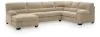 Ashley Furniture 24203S1 Ashley Furniture 24203S1 SimpleJoy - 3-Piece Sectional With LAF Corner Chaise - Sand