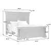 Pulaski Furniture P012-BR-K3 Pulaski Furniture P012-BR-K3 Caldwell - Traditional King Bed - Dark Wood