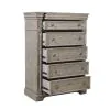 Pulaski Furniture P167124 Kingsbury - 6 Drawer Chest - French Gray