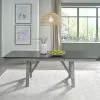 Liberty Furniture 131-CD-TRS Newport - Trestle Table - Smokey Gray / Carbon Gray