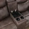 New Classic U1798-25P1-MCH Quade - Console Loveseat With Power Footrest - Mocha