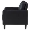 Coaster Fine Furniture 508363 Ruth - Upholstered Track Arm Accent Chair - Black