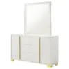 Coaster Fine Furniture 222933M Marceline - 6-Drawer Dresser With Mirror - White