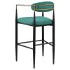 Coaster Fine Furniture 121188 Tina - Fabric Upholstered Bar Chair (Set of 2) - Green