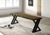 Furniture of America CM3257A-BN Barbary - Bench - Black / Dark Oak