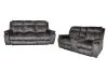 New Classic 22-U456-2PM New Classic 22-U456-2PM Park City - P1 2 Piece Sofa & Loveseat With Power Footrest - Dark Gray