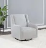 Coaster Fine Furniture 902454 Serra - Boucle Upholstered Swivel Glider Recliner - Dove Gray