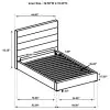 Coaster Fine Furniture 203511T Felicity - Upholstered Twin Platform Bed - White