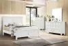 New Classic 02-044W-14C New Classic 02-044W-14C Tamarack - Eastern King 4 Piece Bedroom Set (Bed, Dresser, Mirror, Chest) - White