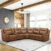 Liberty Furniture 7018BU-UPH-6PCSEC Callihan - 6 Piece Sectional - York Butternut