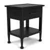 Riverside Furniture 61768 Riverside Furniture 61768 Calhoun - 1-Drawer Nightstand - Ebony Whiskey Oak