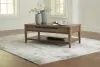 Ashley Furniture T769-1 Roanhowe - Rectangular Cocktail Table - Brown