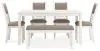 Ashley Furniture D423-325 Erinberg - Dining Room Table Set (Set of 6) - Antique White