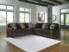 Ashley Furniture 98104S26 Ashley Furniture 98104S26 Midnight-Madness - 5-Piece Sectional - Chocolate