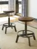 Ashley Furniture D440/52/024(2) Torjin - 3 Pc. - Long Counter Table, 2 Stools - Dark Brown