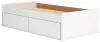 Ashley Furniture EB9630B6 Ashley Furniture EB9630B6 Onita - Twin Platform Bed With 1 Side Storage - White